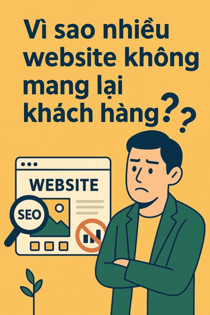 Vì sao website không có khách hàng